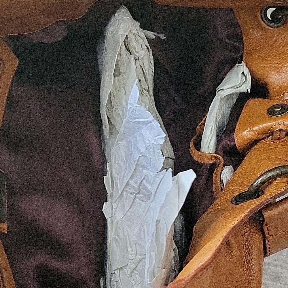 Jessica Simpson Tan Leather Shoulder Bag - Picture 4 of 4